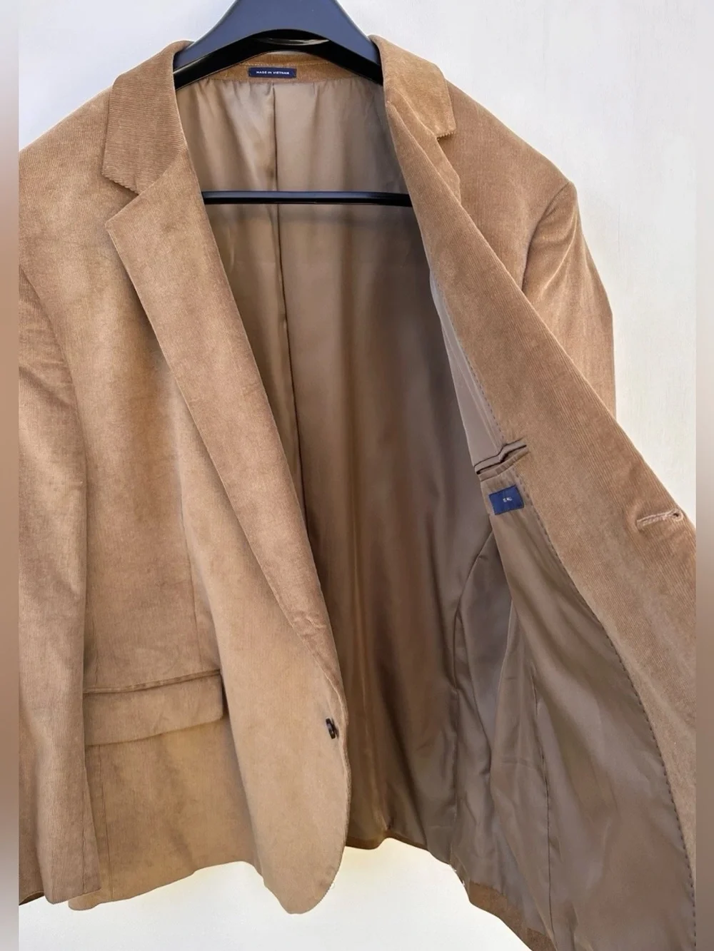 Stafford Brown Corduroy Jacket Elbow Patches Sports Coat Stretch Men’s 44L $168